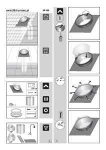 INSTRUKCJA SR 550 do druku pdf 212x300 - Świetlik Tunelowy z rurą sztywną